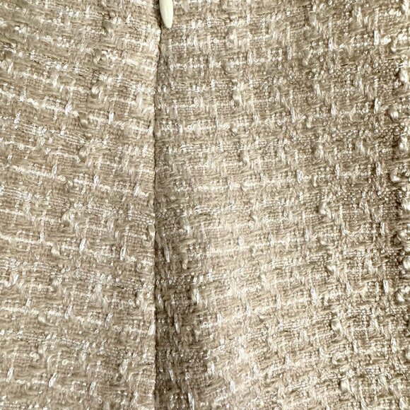 Aritzia | Babaton Cream Tweed Mini Skirt | US 6 - Picture 3 of 8